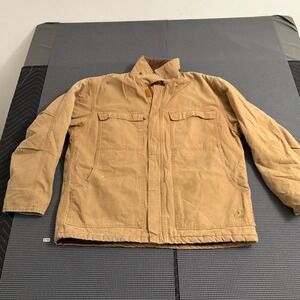 Berne Apparel Chore Jacket CH416BD Large Workwear Distressed Worn
